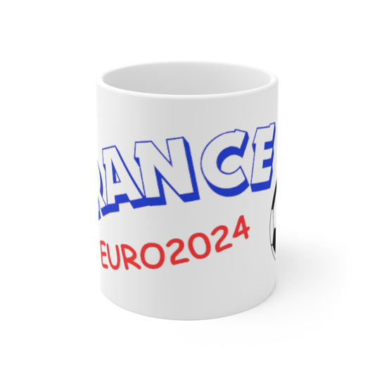 Mug Football France Euro2024 Mug 11oz White Mug Soccer