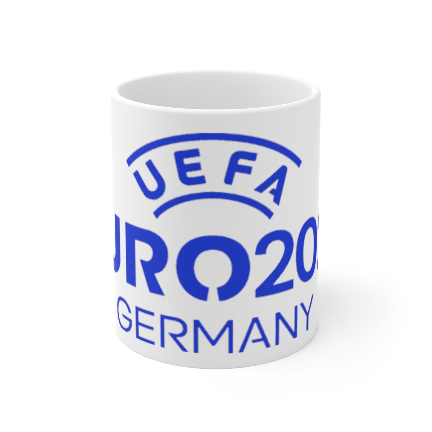Mug Euro 2024 Germany Football 11oz White Mug Soccer